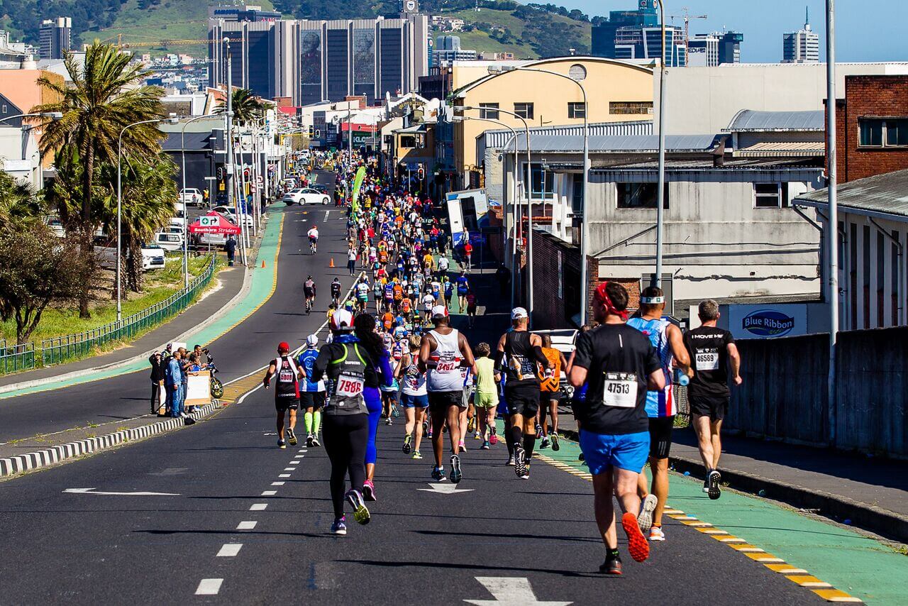 The View into Cape Town City Centre