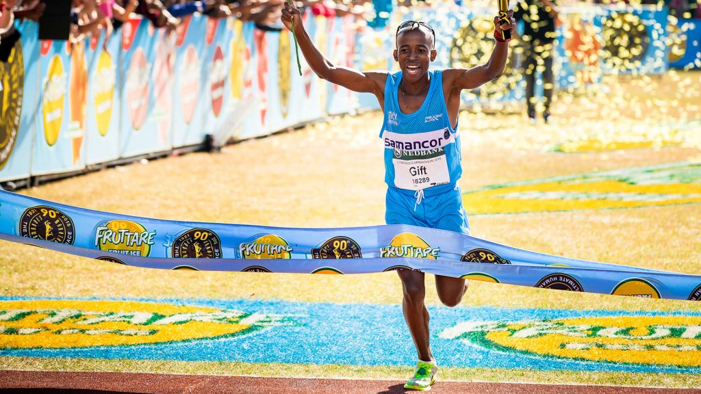 Male contenders at the 2019 Comrades Marathon 