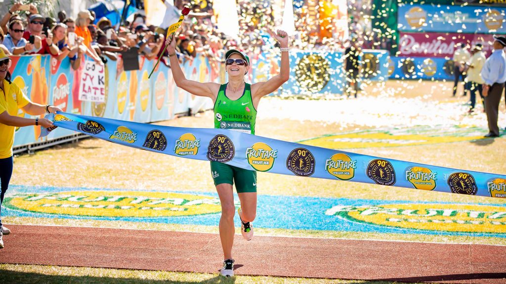 Female contenders at the 2019 Comrades Marathon 