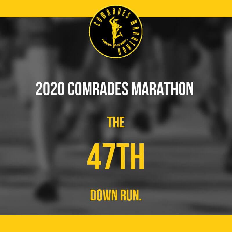 Comrades Marathon Entry 2020