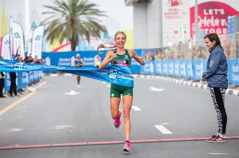 Gerda Steyn winning in Dubai