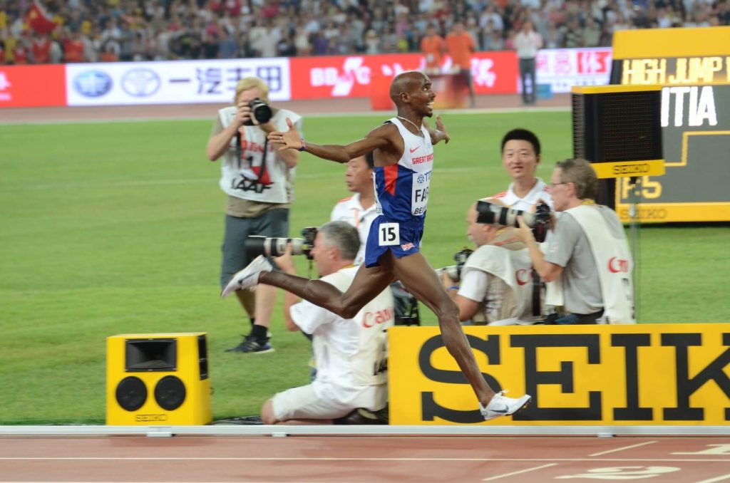 Mo Farah Beijing World Champs 5000m