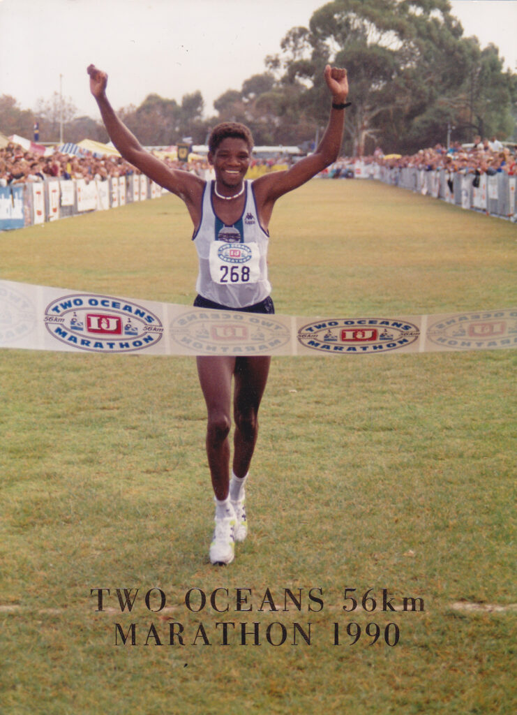 SA Running Golden Man Willie Mtolo 1990 TOM Winner